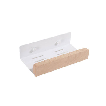 Nordic Style Solid Wood Bathroom Shelf