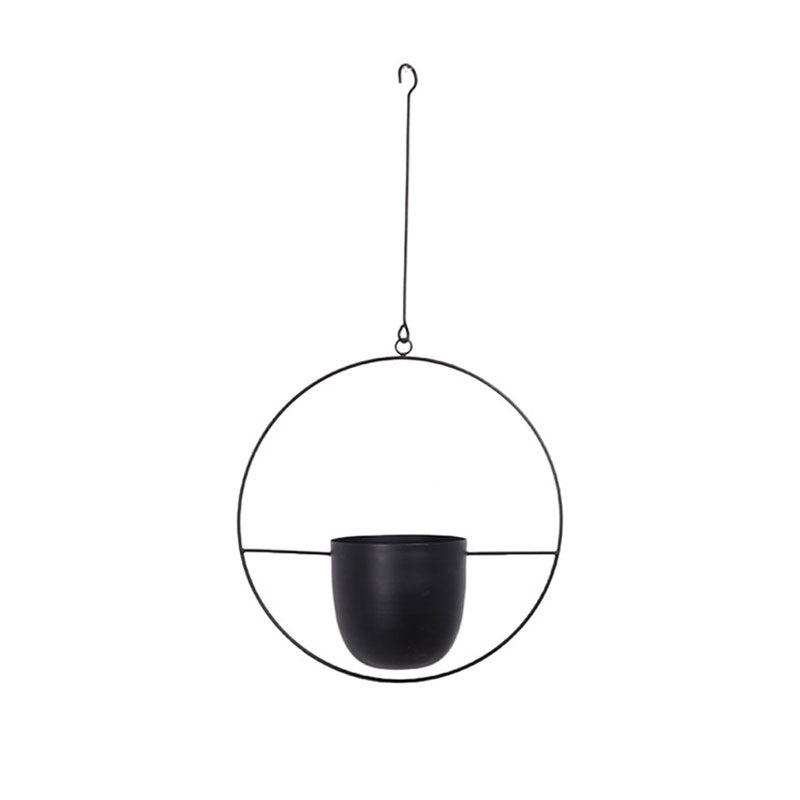 Nordic Chain Hanging Metal Planter Basket