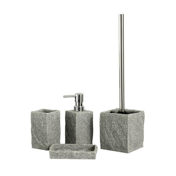 4 Pcs Imitati Granite Bathroom Accessories