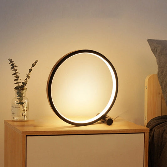 LED Bedroom Circular Table Lamps