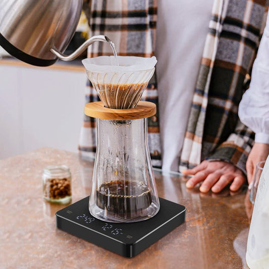 Digital Coffee Scale with Timer LED Screen