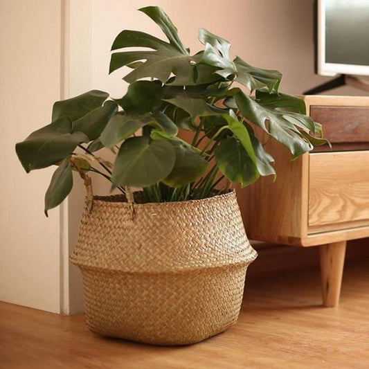 Rattan Hanging Flowerpot